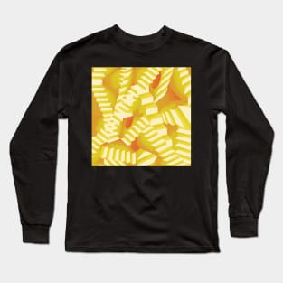 Liminal Stairs Butter Yellow Long Sleeve T-Shirt